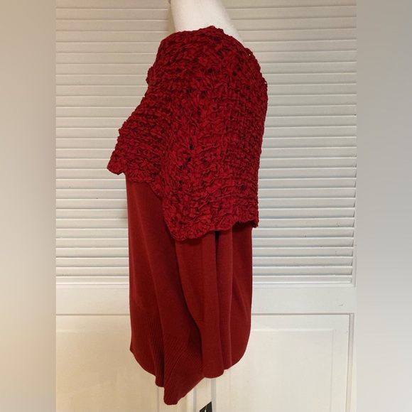 NWT I.N. Studio Maroon Sweater Size XL - Picture 4 of 9